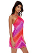 Luli Fama Luli Sunset Diamond Cut Short Dress
